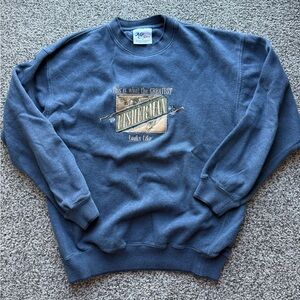 vintage grandpa fishing sweater